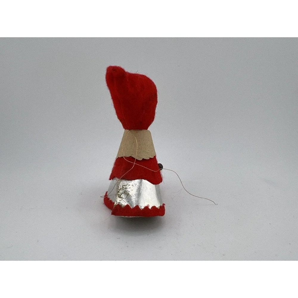 Vintage Home Decorative Happy Holidays Christmas Tree Girl Doll‎ Ornament